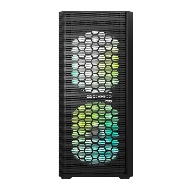 Gabinete Gamer Aigo Darkflash DK360 Mesh, Mid-Tower, Lateral De Vidro, Com 3 Fans, Preto, DK360-MESH-3F - miniatura 4