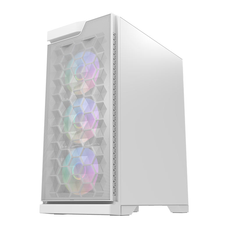 Gabinete Gamer Aigo Darkflash DK361, RGB, Mid-Tower, Lateral De Vidro, Com 4 Fans, Branco, DK361-WH - miniatura 6