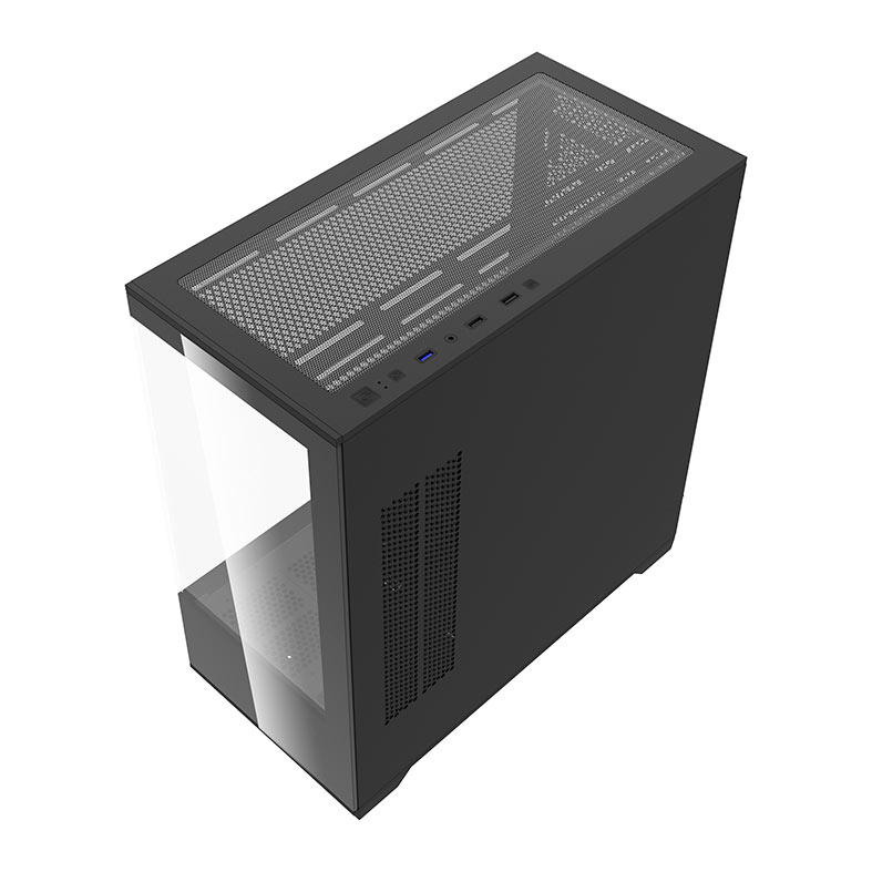 Gabinete Gamer Aigo Darkflash DK415P, Mid-Tower, Lateral de Vidro, Preto, DK415P-BK - miniatura 4