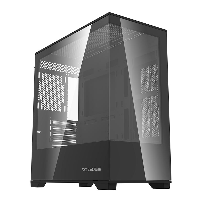 Gabinete Gamer Aigo Darkflash DK415P, Mid-Tower, Lateral de Vidro, Preto, DK415P-BK - imagem 1
