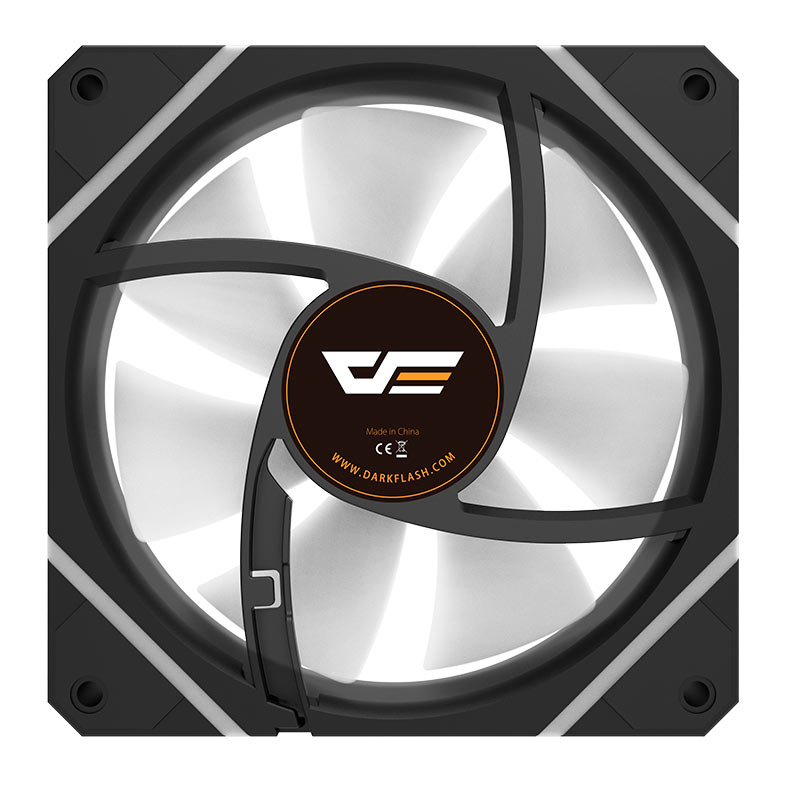 Ventoinha Aigo Darkflash DM12 F, ARGB, 120mm, Preto, DM12F-BK - miniatura 11