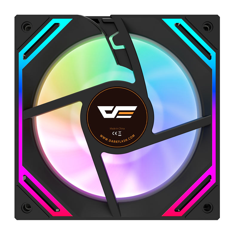 Ventoinha Aigo Darkflash DM22 Pro, ARGB, 120mm, Preto, DM22PRO-BK - miniatura 10