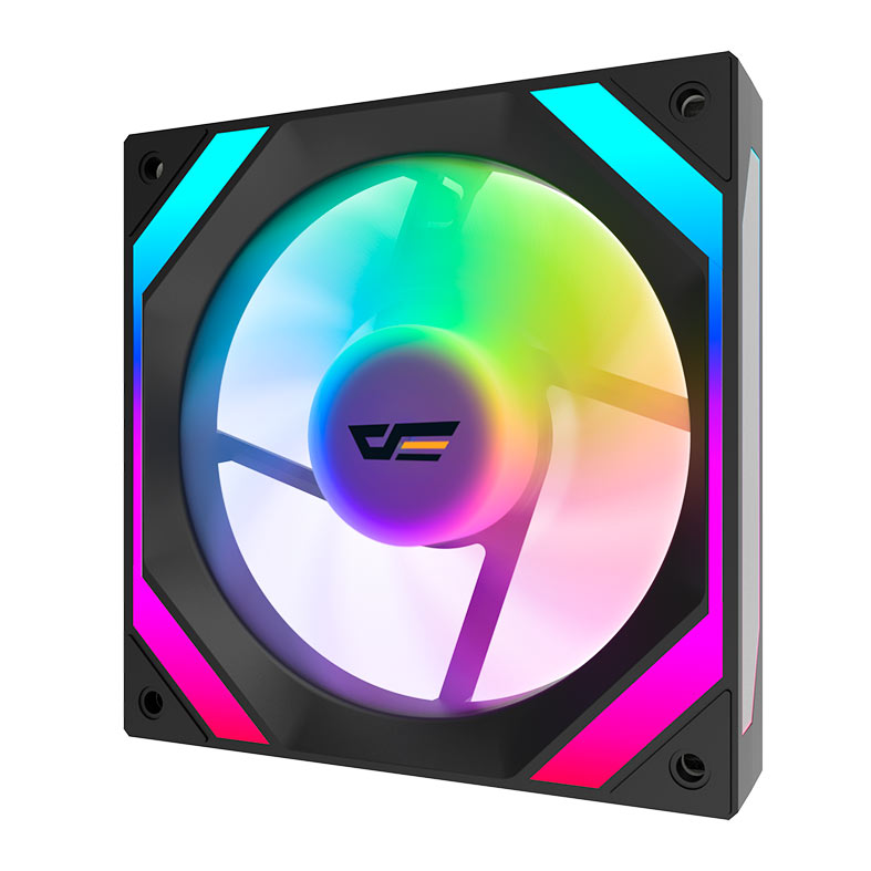 Ventoinha Aigo Darkflash DM22 Pro, ARGB, 120mm, Preto, DM22PRO-BK - miniatura 4