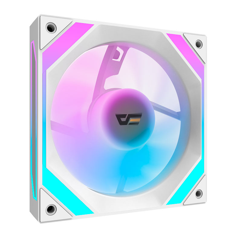 Ventoinha Aigo Darkflash DM22 Pro, ARGB, 120mm, Branco, DM22PRO-WH - miniatura 3