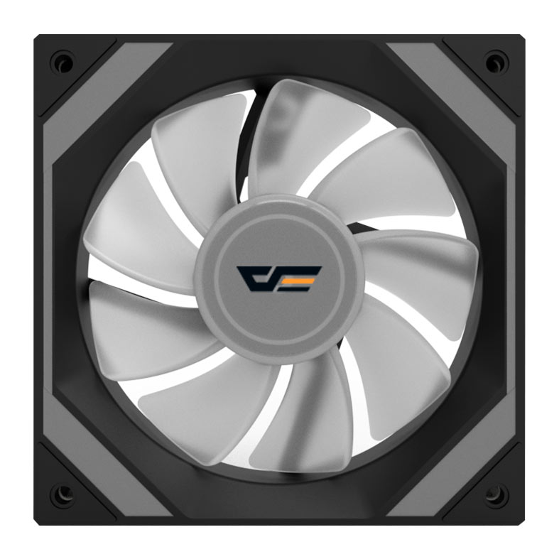 Ventoinha Aigo Darkflash DM22R Pro Reverse, ARGB, 120mm, Preto, DM22RPRO-BK - miniatura 3