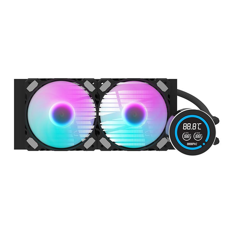 Water Cooler Aigo Darkflash Nebula DN-240D, ARGB, 240mm, Preto, DN-240D-BK - miniatura 3