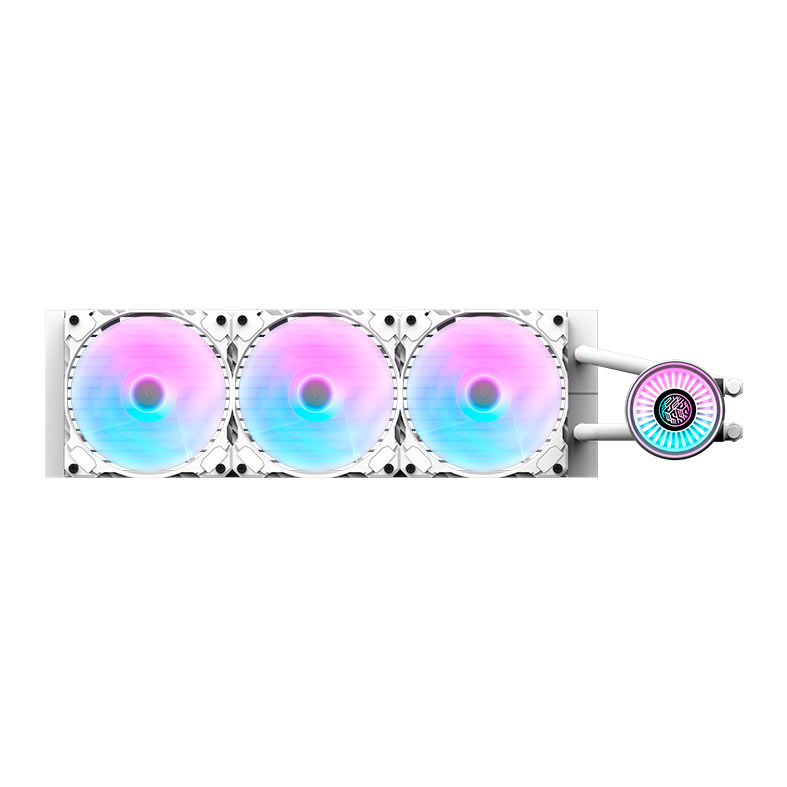 Water Cooler Aigo Darkflash Nebula DN-360, ARGB, 360mm, Branco, DN-360-WH - miniatura 3