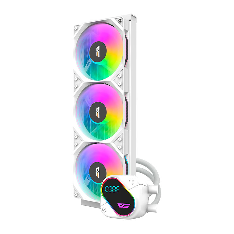 Water Cooler Aigo Darkflash DO360, ARGB, 360mm, Branco, DO-360-WH - miniatura 3