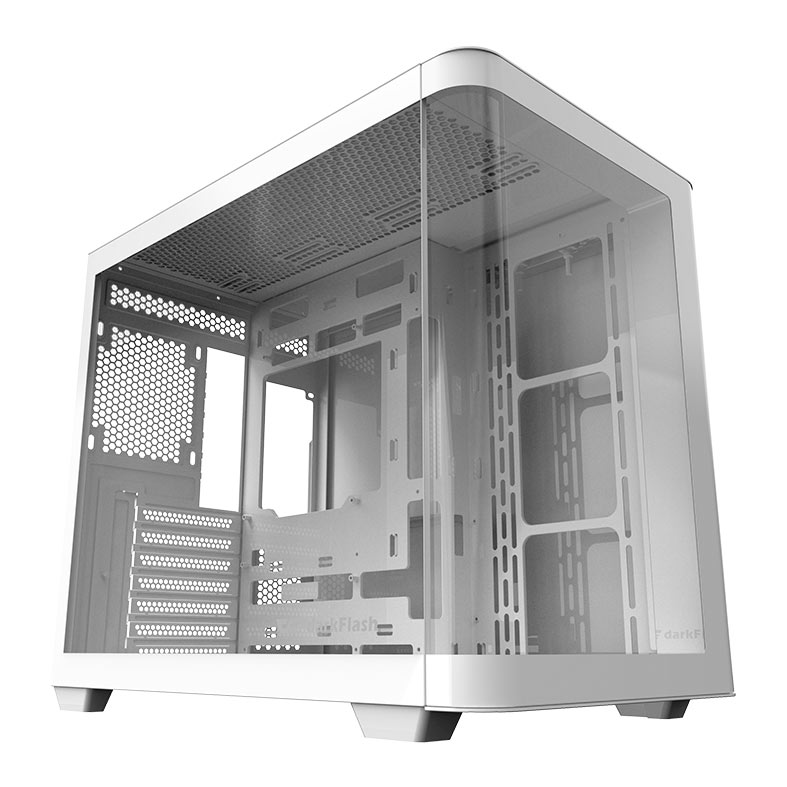 Gabinete Gamer Aigo DarkFlash DPW90, Mid-Tower, Lateral de Vidro, Branco, DPW90-WHITE - imagem 1