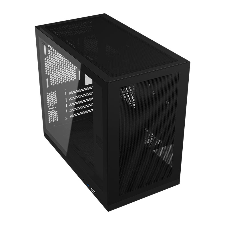 Gabinete Gamer Aigo Darkflash DS210, Mid-Tower, Lateral de Vidro, Preto, DS210-BLACK - miniatura 3
