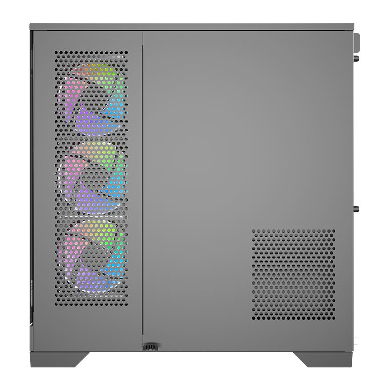 Gabinete Gamer Aigo Darkflash DQX90, ARGB, Mid-Tower, Lateral de Vidro, Com 4 Fans, Preto, DQX90-FAN-BK - miniatura 6