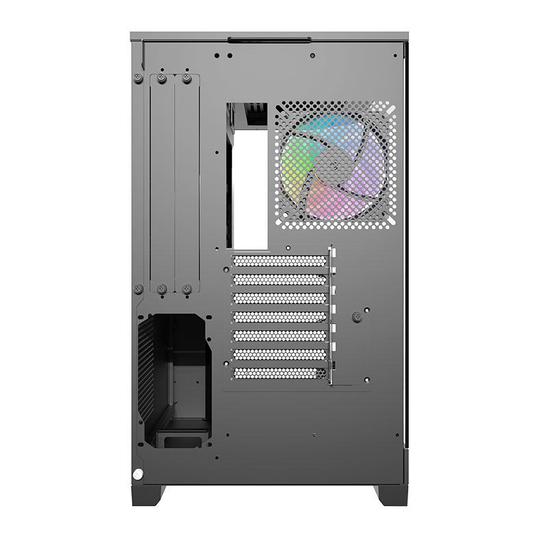 Gabinete Gamer Aigo Darkflash DQX90, ARGB, Mid-Tower, Lateral de Vidro, Com 4 Fans, Preto, DQX90-FAN-BK - miniatura 9