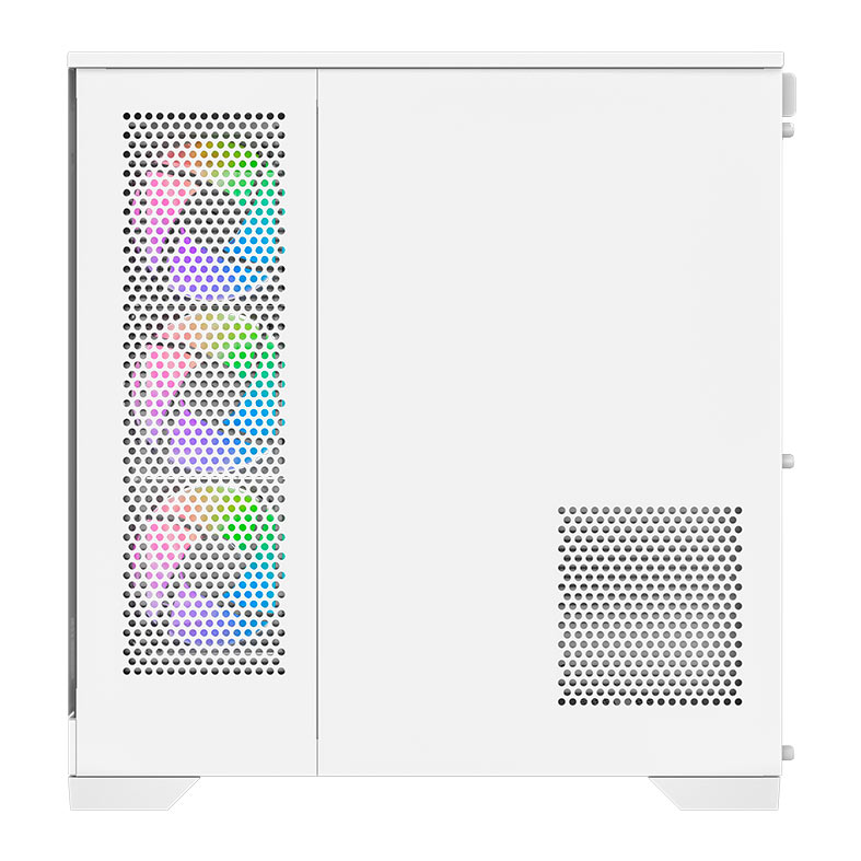 Gabinete Gamer Aigo Darkflash DQX90, ARGB, Mid-Tower, Lateral de Vidro, Com 4 Fans, Branco, DQX90-FAN-WH - miniatura 6