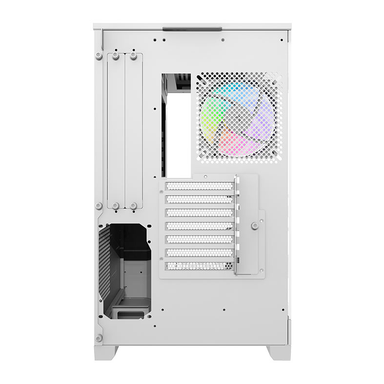 Gabinete Gamer Aigo Darkflash DQX90, ARGB, Mid-Tower, Lateral de Vidro, Com 4 Fans, Branco, DQX90-FAN-WH - miniatura 8