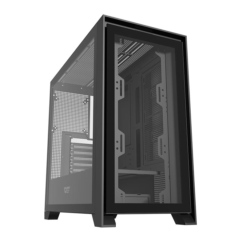 Gabinete Gamer Aigo DarkFlash DRX90 Glass, Mid-Tower, Lateral de Vidro, Preto, DRX90-GLASS-BLACK - miniatura 3