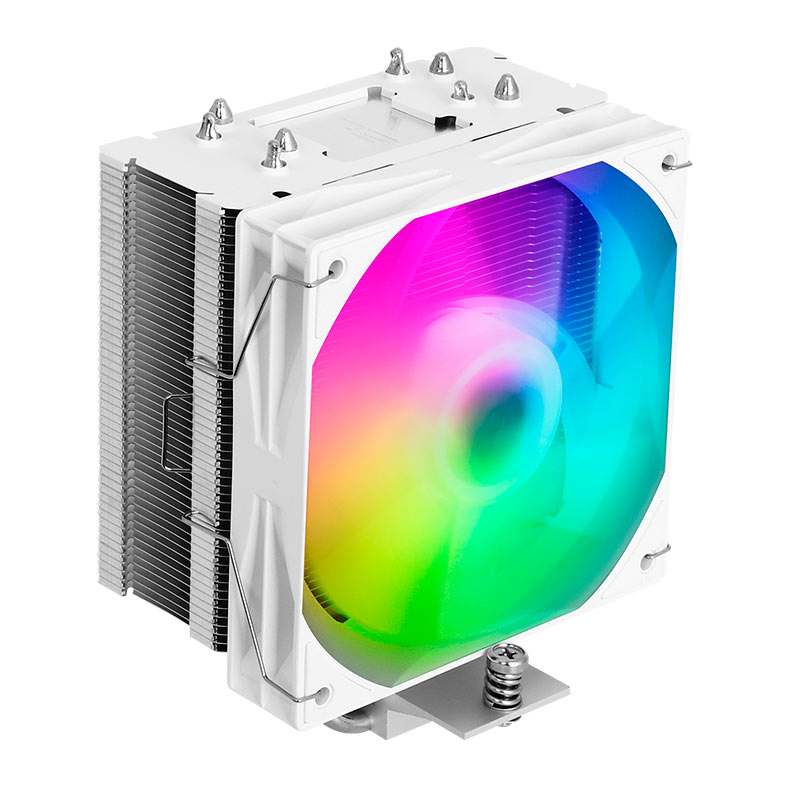 PRE VENDA - Cooler Para Processador Aigo Darkflash Ellsworth S31, ARGB, 120mm, Branco, DS-S31-W-HQ1 - miniatura 4