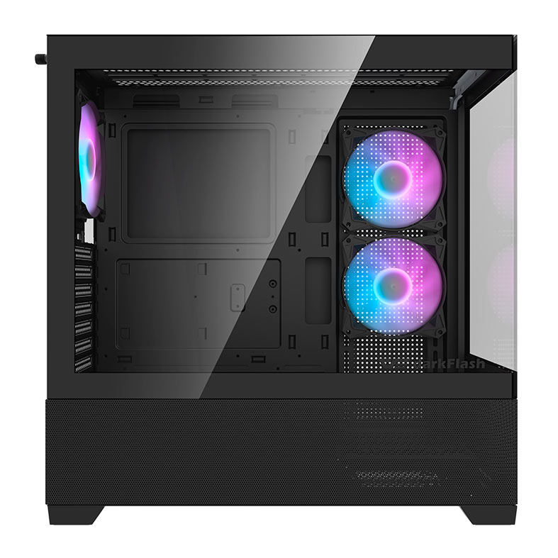 Gabinete Gamer Aigo Darkflash DS900 Air, ARGB, Mid-Tower, Lateral de Vidro, Com 3 Fans, Preto, DS900AIR-BK-3F - miniatura 5