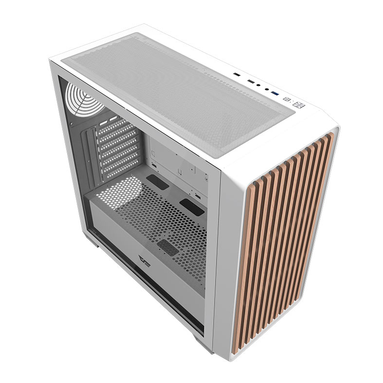 Gabinete Gamer Aigo Darkflash DS900WD, Mid-Tower, Lateral de Vidro, Branco, DS900WD-WH - miniatura 4