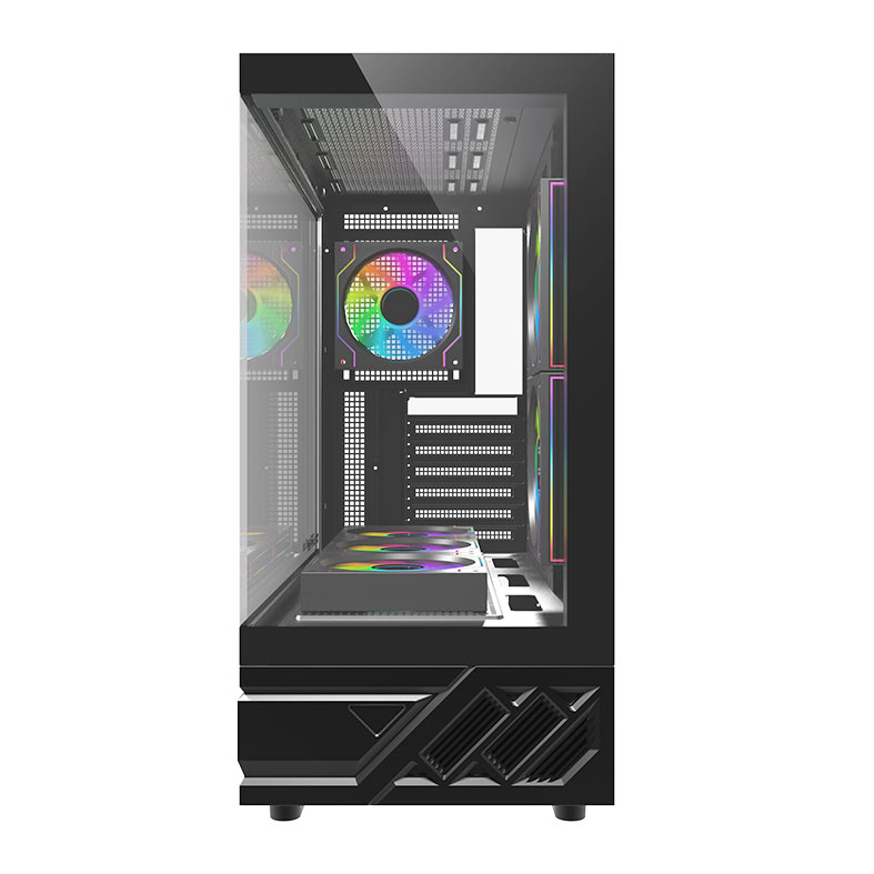 Gabinete Gamer Aigo Darkflash DS950, Mid-Tower, Lateral de Vidro, Com 6 Fans, ARGB, Preto, DS950-PC-CASE-BLACK - miniatura 4