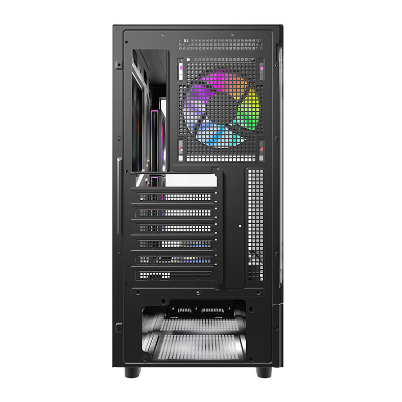 Gabinete Gamer Aigo Darkflash DS950V, Mid-Tower, Lateral de Vidro, Com 6 Fans, ARGB, Com Tela, Preto, DS950V-PC-CASE-BLACK - miniatura 8