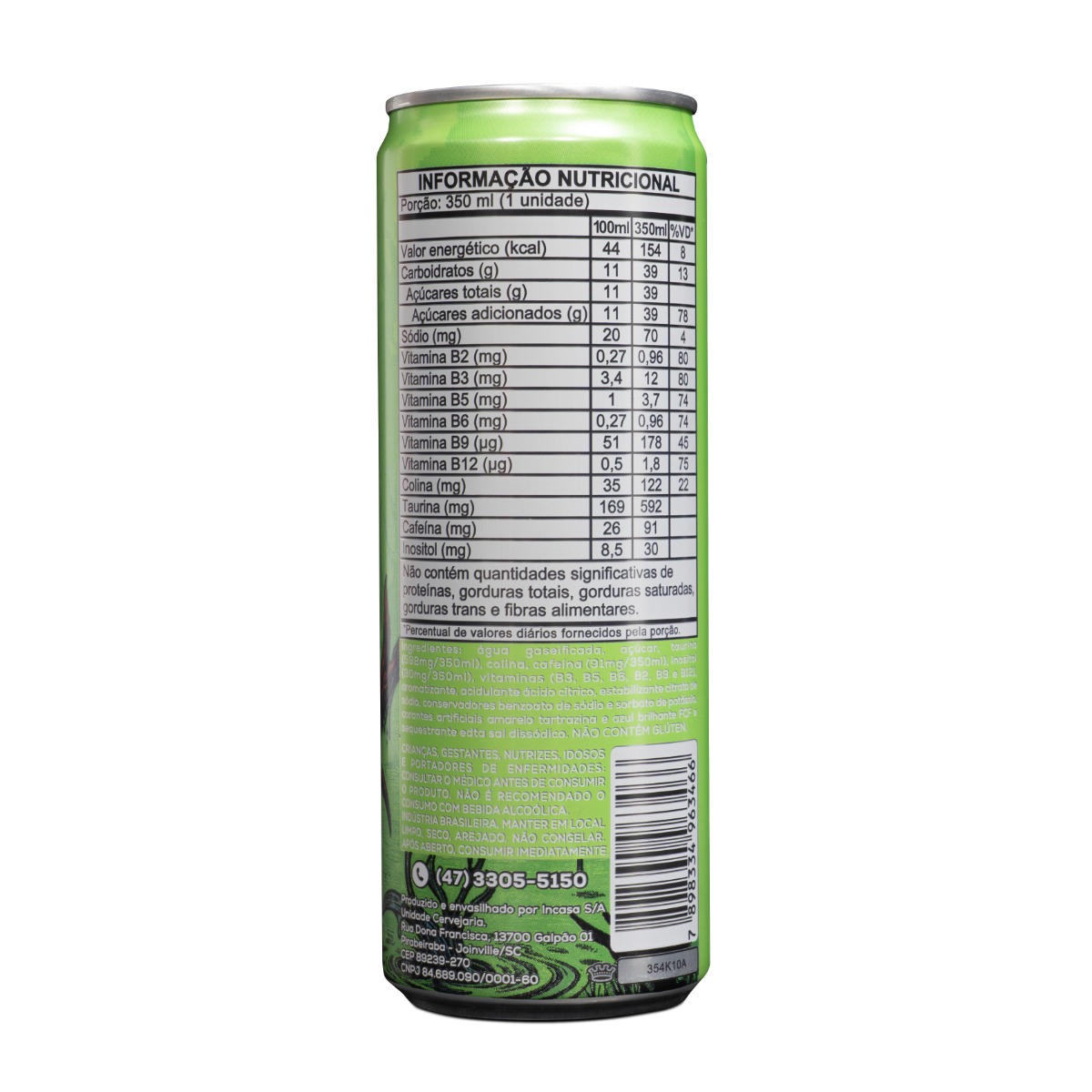 Pack Energetico Pichau Maca Verde, 350ml, Com Acucar, Com 24 unidades - miniatura 5