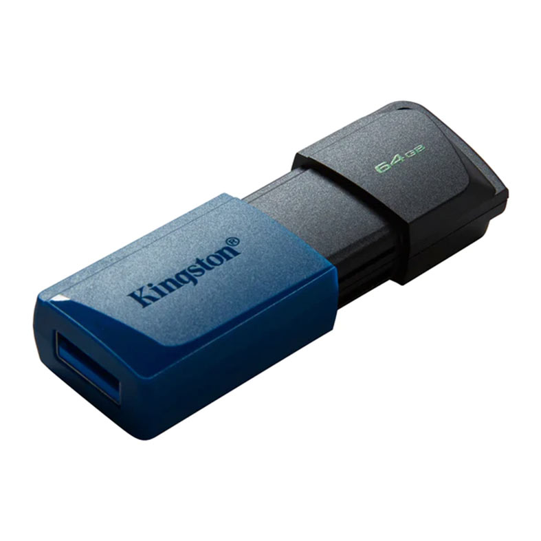 Pen Drive Kingston DataTraveler Exodia M, 64GB, USB 3.2, Preto e Azul, DTXM-64GB - miniatura 4