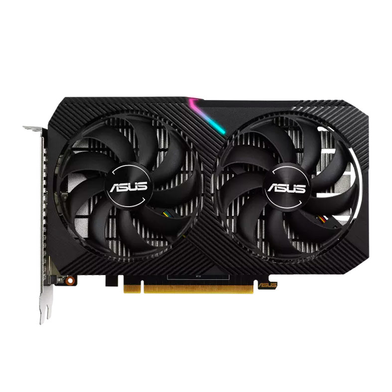 Placa de Video Asus GeForce GTX 1650 Dual Mini OC, 4GB, GDDR6, 128-bit, DUAL-GTX1650-O4GD6-MINI