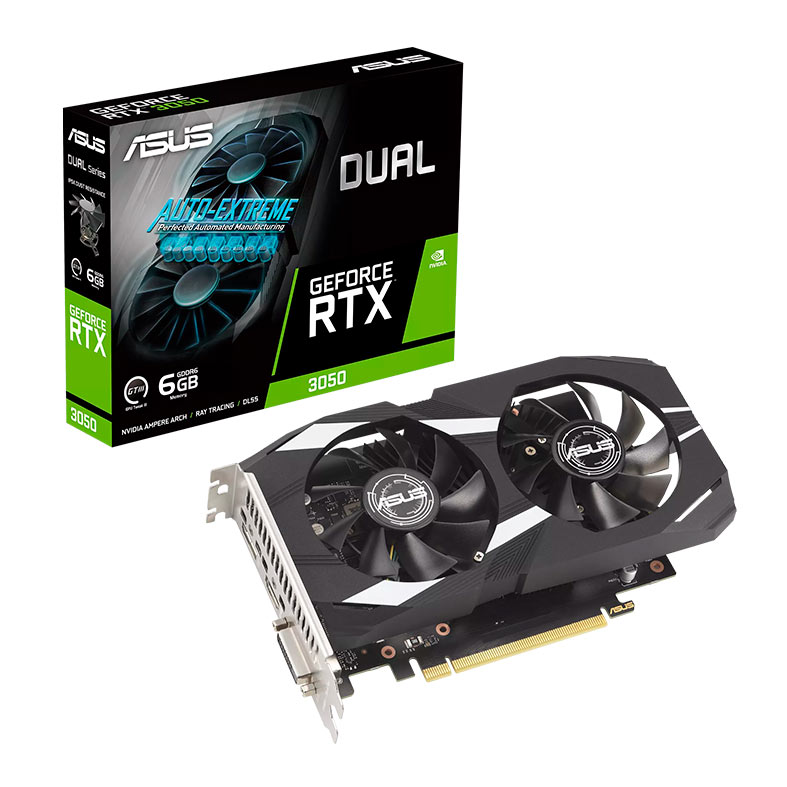 Placa de Video Asus GeForce RTX 3050 Dual, 6GB, GDDR6, 96-bit, DUAL-RTX3050-6G - miniatura 3