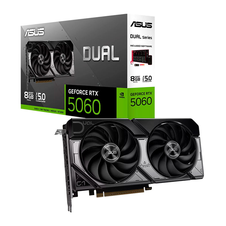 Placa de Video Asus Dual GeForce RTX 5060, 8GB, GDDR7, 128-bit, DUAL-RTX5060-8G-NAC - miniatura 3