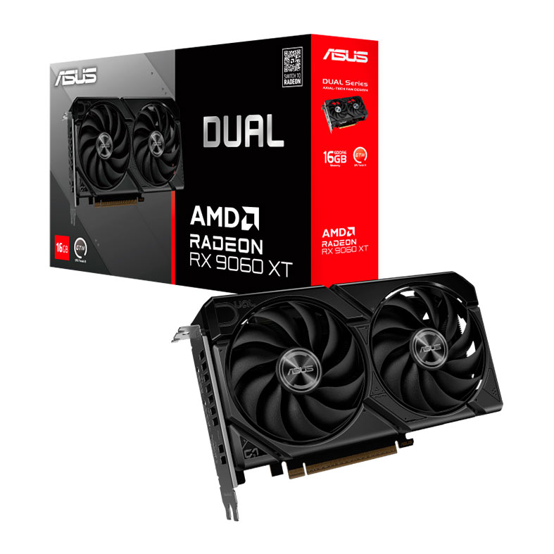 Placa de Video Asus Radeon RX 9060 XT Dual, 16GB, GDDR6, 128-bit, DUAL-RX9060XT-16G-NAC - miniatura 3