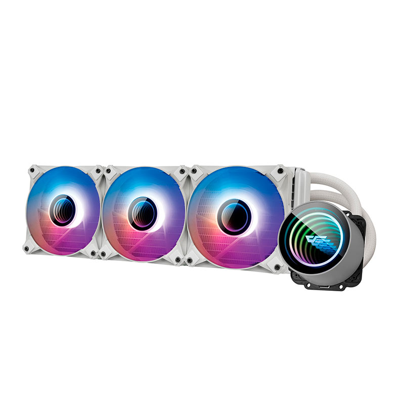 Water Cooler Aigo Darkflash Twister DX360 V2, ARGB, 360mm, Branco, DX360V2WH - miniatura 4