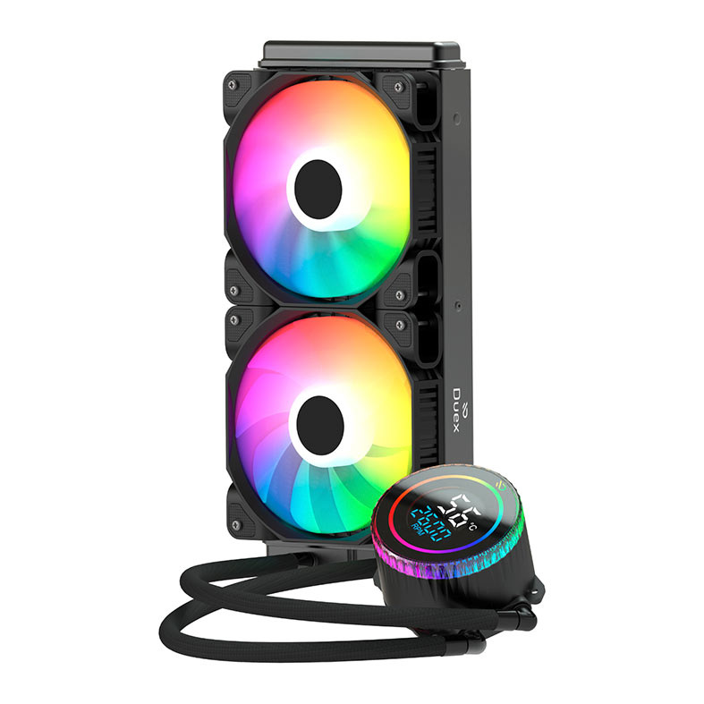 Water Cooler Duex ORB Display 240, ARGB, 240mm, Preto, DXWC240ORB - miniatura 3