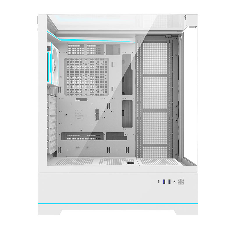 Gabinete Gamer Aigo Darkflash DY450 Pro, Full-Tower, Lateral de Vidro, Com 1 Fan, Branco, DY450PRO-WH-1F - miniatura 5