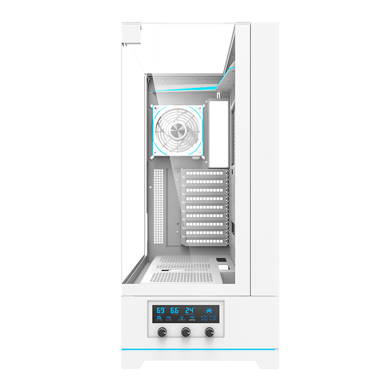 Gabinete Gamer Aigo Darkflash DY450 Pro, Full-Tower, Lateral de Vidro, Com 1 Fan, Branco, DY450PRO-WH-1F - miniatura 4