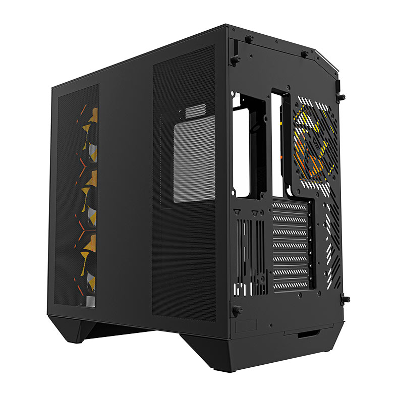 Gabinete Gamer Aigo Darkflash Arcee DY470 V2, ARGB, Full-Tower, Lateral de Vidro, Com 4 Fans, Preto, DC-DY470-B-ES1 - miniatura 8