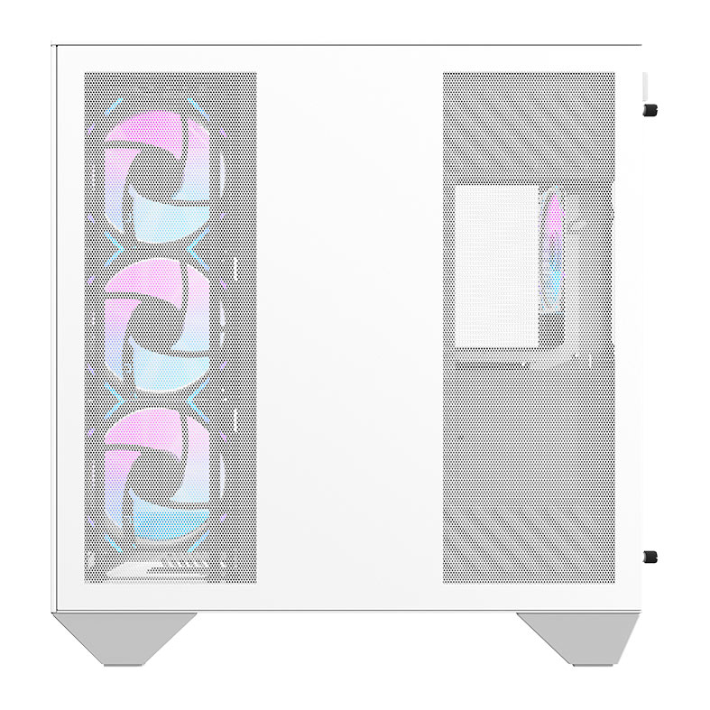 Gabinete Gamer Aigo Darkflash Arcee DY470 V2, ARGB, Full-Tower, Lateral de Vidro, Com 4 Fans, Branco, DC-DY470-W-ES1 - miniatura 7