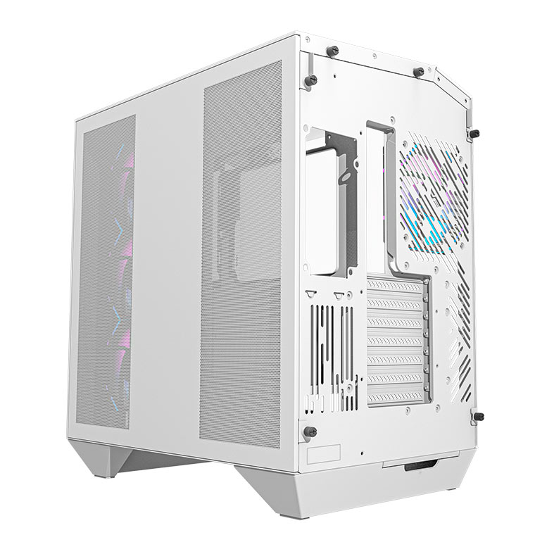 Gabinete Gamer Aigo Darkflash Arcee DY470 V2, ARGB, Full-Tower, Lateral de Vidro, Com 4 Fans, Branco, DC-DY470-W-ES1 - miniatura 9