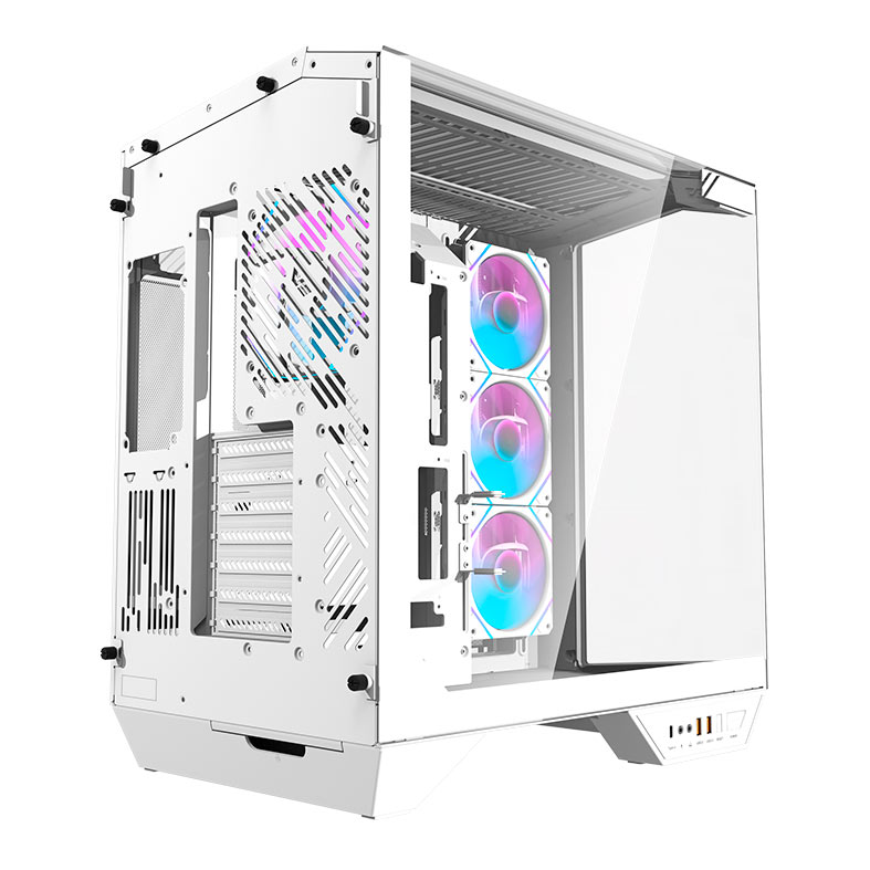 Gabinete Gamer Aigo Darkflash Arcee DY470 V2, ARGB, Full-Tower, Lateral de Vidro, Com 4 Fans, Branco, DC-DY470-W-ES1 - miniatura 8