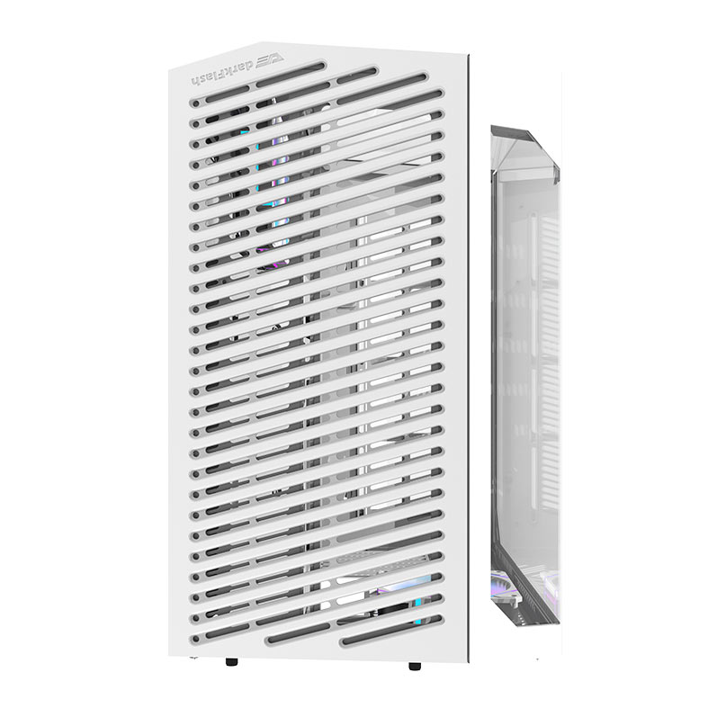 Gabinete Gamer Aigo Darkflash Arcee DY470 V2, ARGB, Full-Tower, Lateral de Vidro, Com 4 Fans, Branco, DC-DY470-W-ES1 - miniatura 6