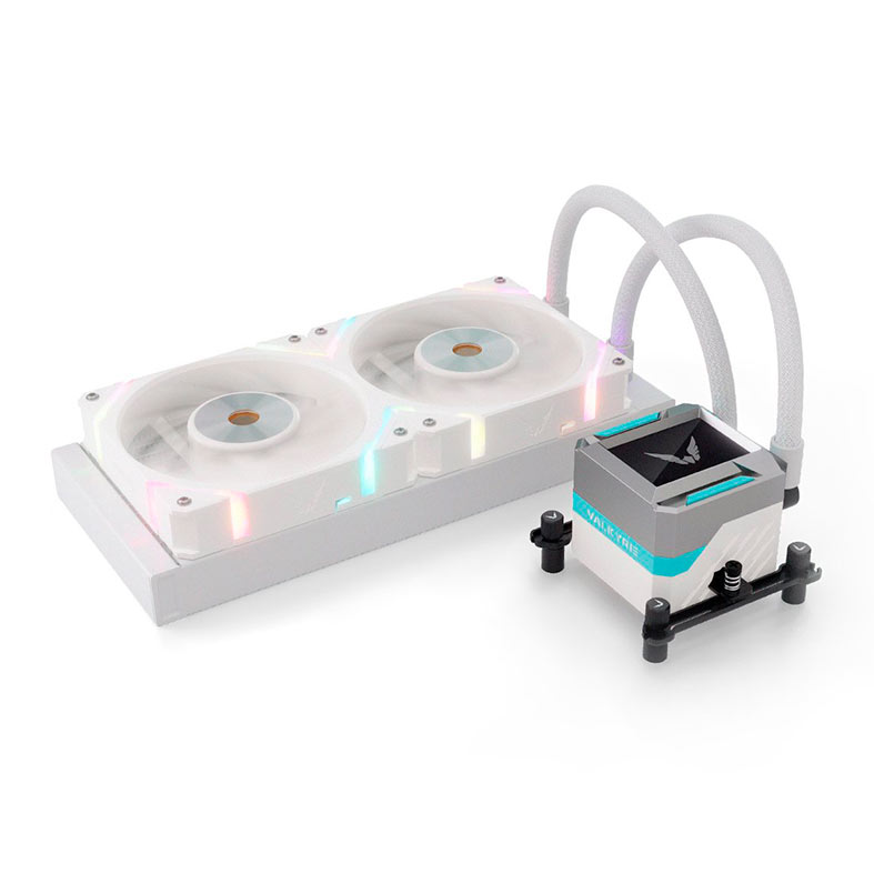 Water Cooler Valkyrie Syn E240, ARGB, 240mm, Branco, E240-VALKYRIE-WH - miniatura 3