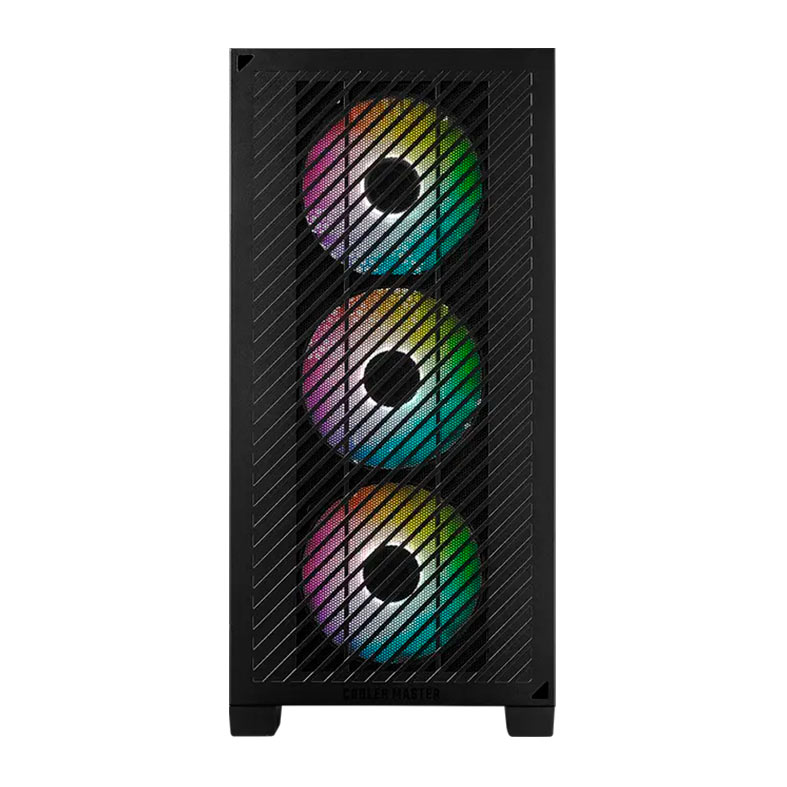 Gabinete Gamer Cooler Master Elite 301, Mini-Tower, Lateral de Vidro, Com 3 Fans, Preto, E301-KGNN-S00 - miniatura 3