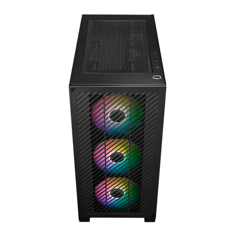 Gabinete Gamer Cooler Master Elite 301, Mini-Tower, Lateral de Vidro, Com 3 Fans, Preto, E301-KGNN-S00 - miniatura 4