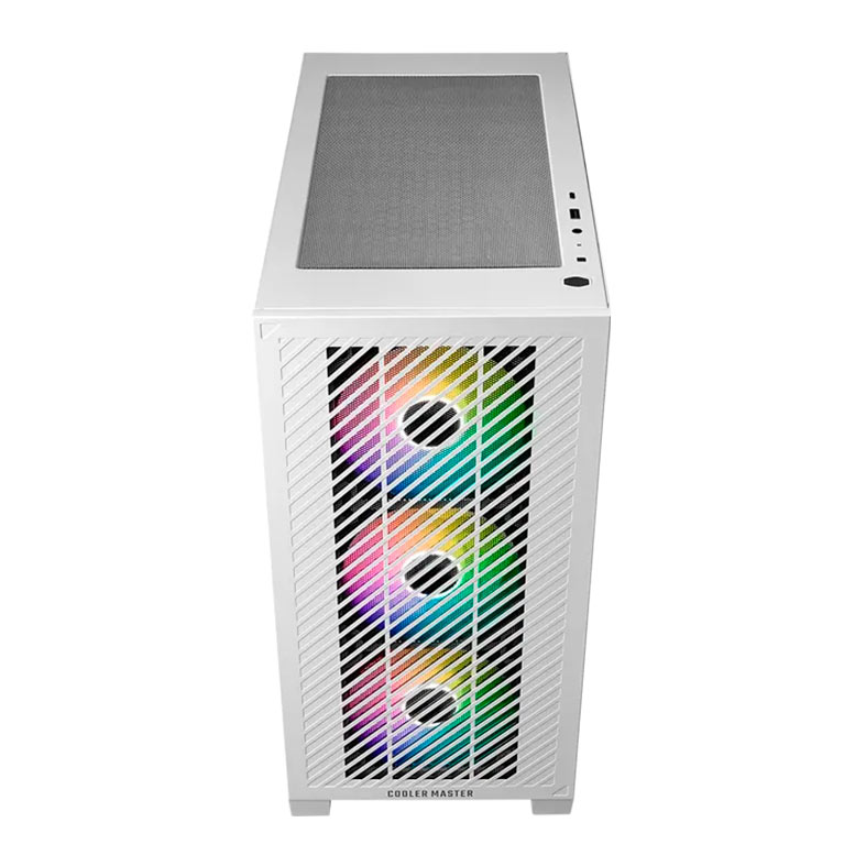 Gabinete Gamer Cooler Master Elite 301 White, Mini-Tower, Lateral de Vidro, Com 3 Fans, E301-WGNN-S00 - miniatura 4