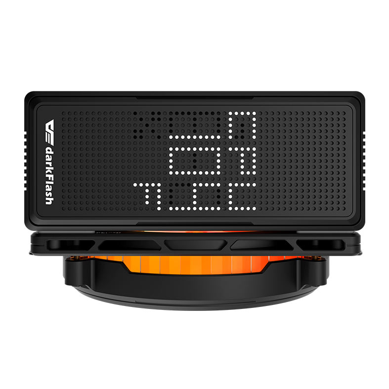 Cooler Para Processador Aigo DarkFlash E400, ARGB, 120mm, Preto, E400-BK - miniatura 9