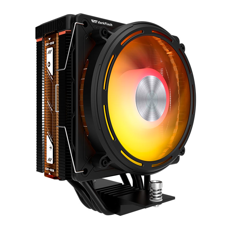 Cooler Para Processador Aigo DarkFlash E400, ARGB, 120mm, Preto, E400-BK - miniatura 4