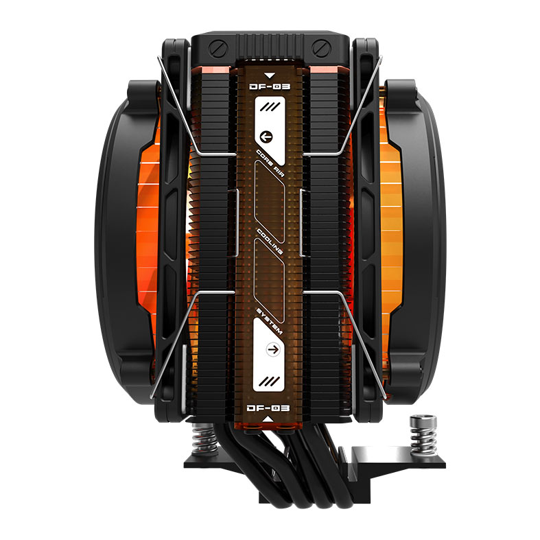 Cooler Para Processador Aigo DarkFlash E400, ARGB, 2x120mm, Preto, E400-DUAL-BK - miniatura 6