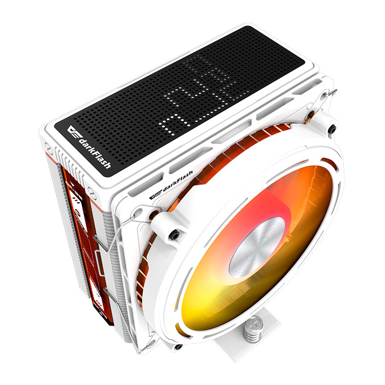 Cooler Para Processador Aigo DarkFlash E400, ARGB, 120mm, Branco, E400-WH - miniatura 4