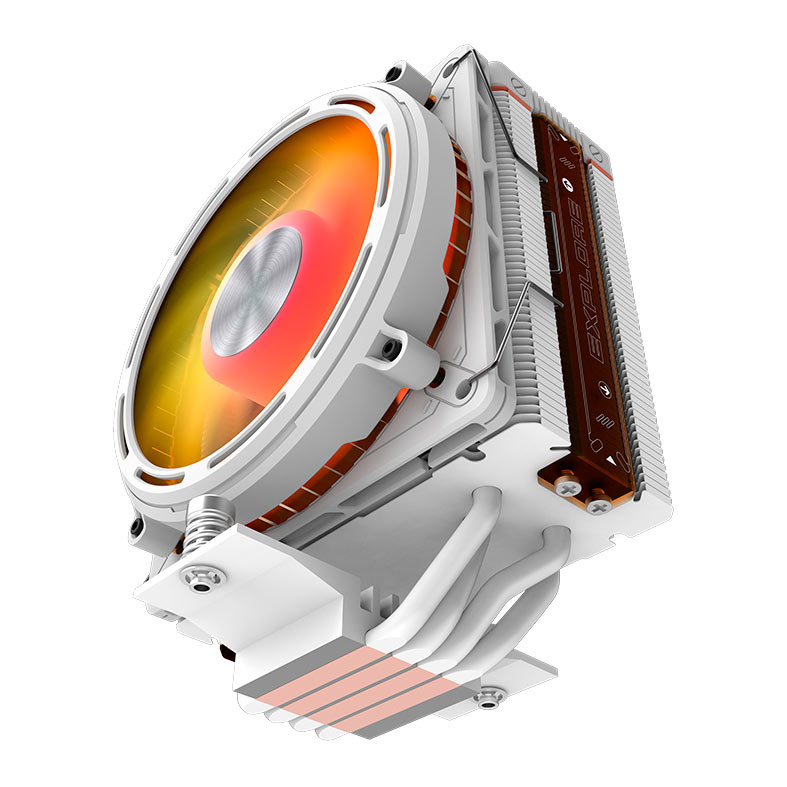 Cooler Para Processador Aigo DarkFlash E400, ARGB, 120mm, Branco, E400-WH - miniatura 6