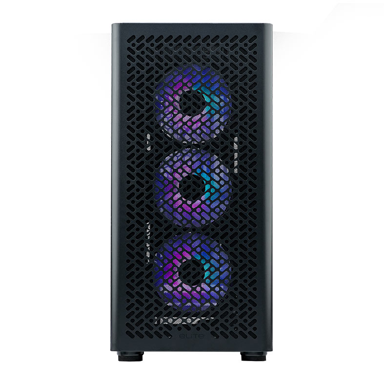 Gabinete Gamer Cooler Master Elite 502, ARGB, Mid-Tower, Com 3 Fans, Preto, E502-KGNN-S00 - miniatura 3