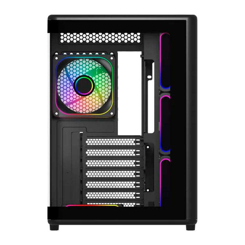 Gabinete Gamer Cooler Master Elite 600, ARGB, Mid-Tower, Lateral de Vidro, Com 7 Fans, Preto, E600-KGNN-S02 - miniatura 3